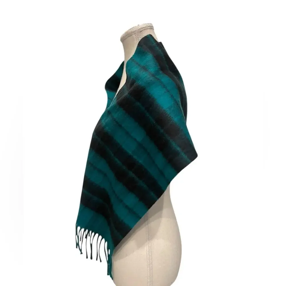 Christian Dior Vintage Cashmere Checkered Scarf Size: ONE SIZE